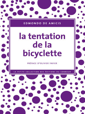 cover image of La Tentation de la bicyclette